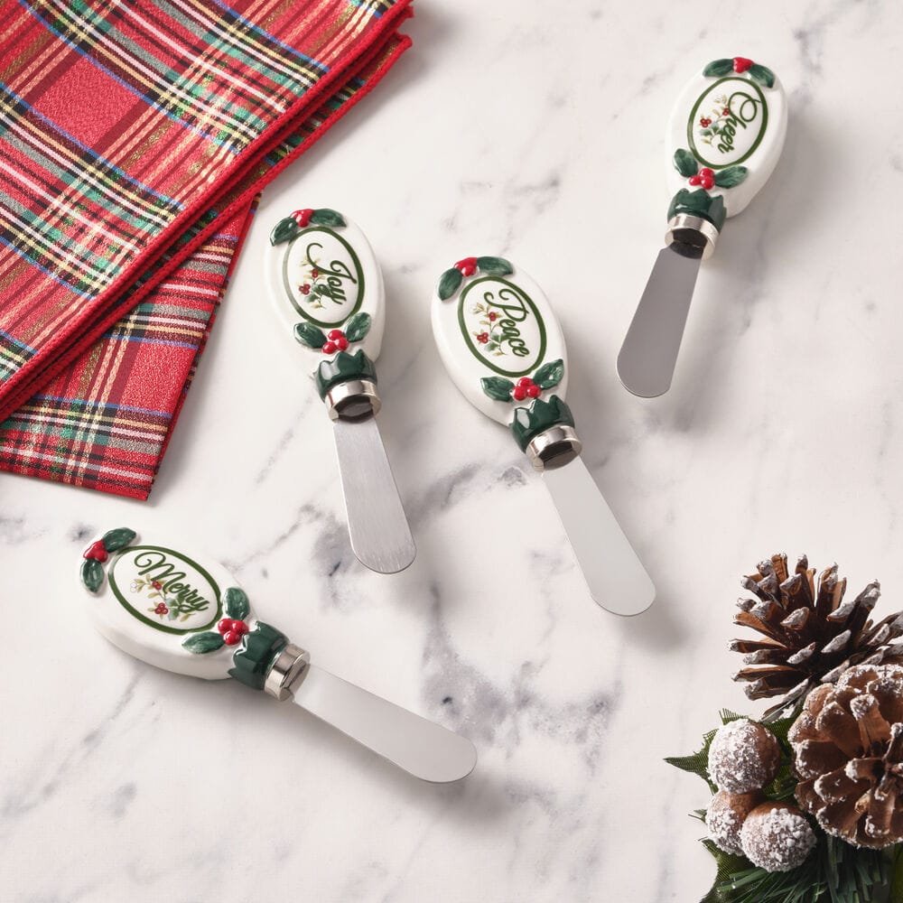 Winterberry® Set of 4 Sentiment Spreaders