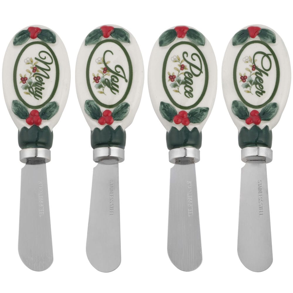 Winterberry® Set of 4 Sentiment Spreaders