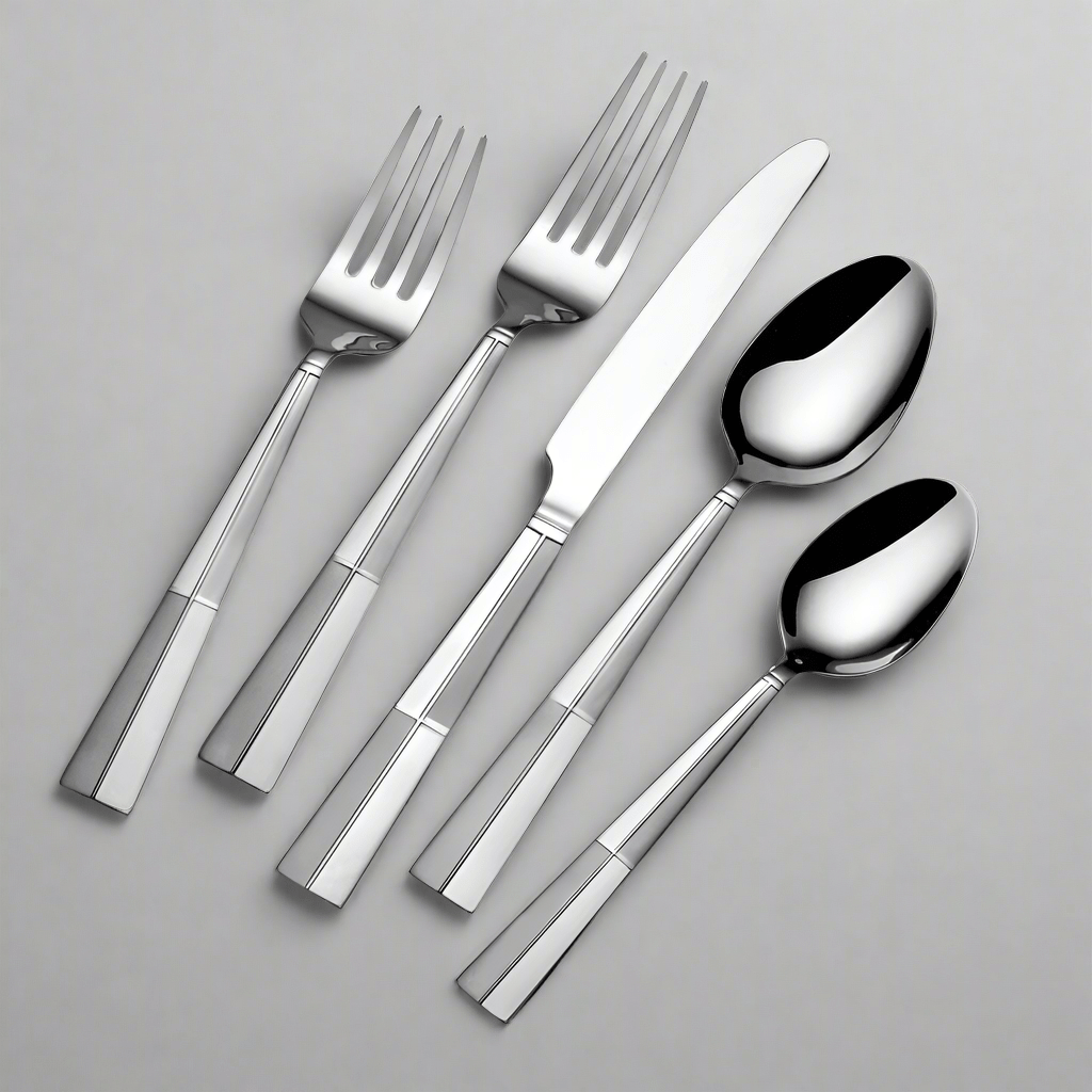 Arabesque Frost 42 Piece Flatware Set with Caddy, Service for 8 Arabesque Frost 42 Piece Flatware Set with Caddy, Service for 8