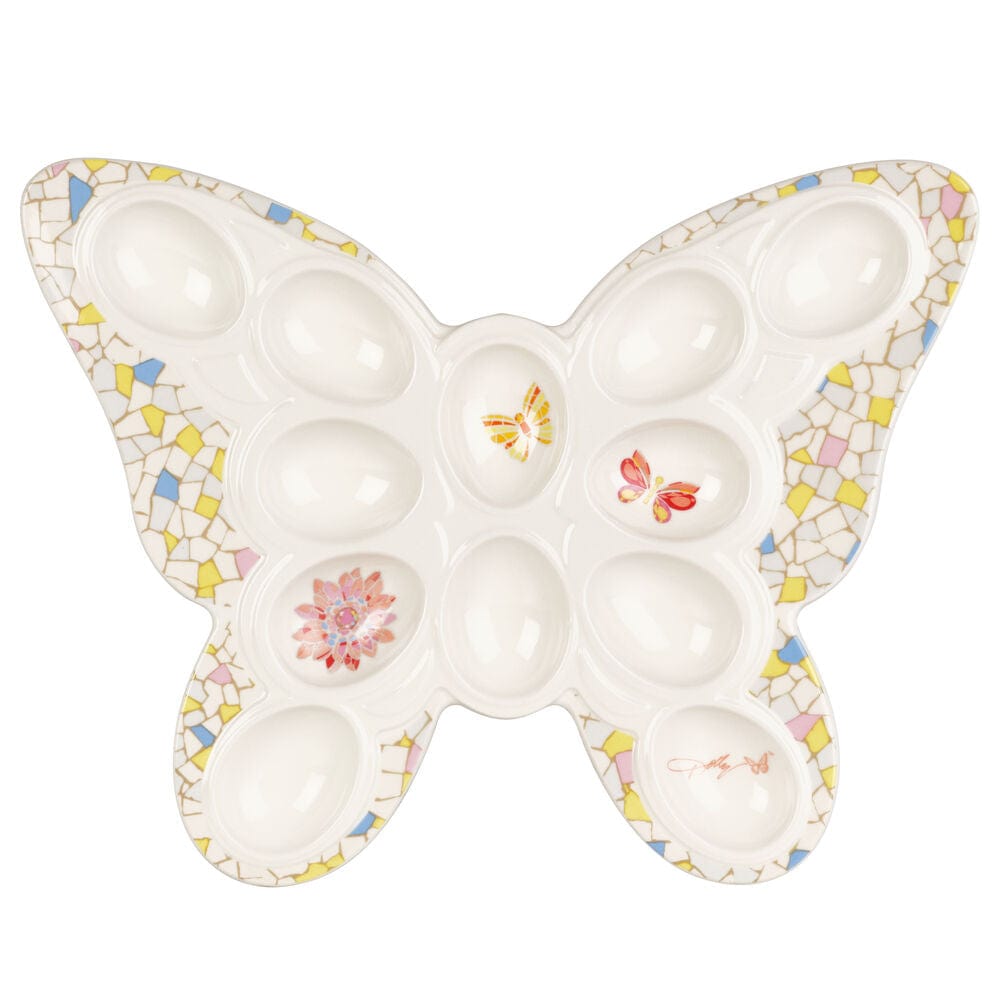 Dolly Parton Mosaic Butterfly Deviled Egg Tray