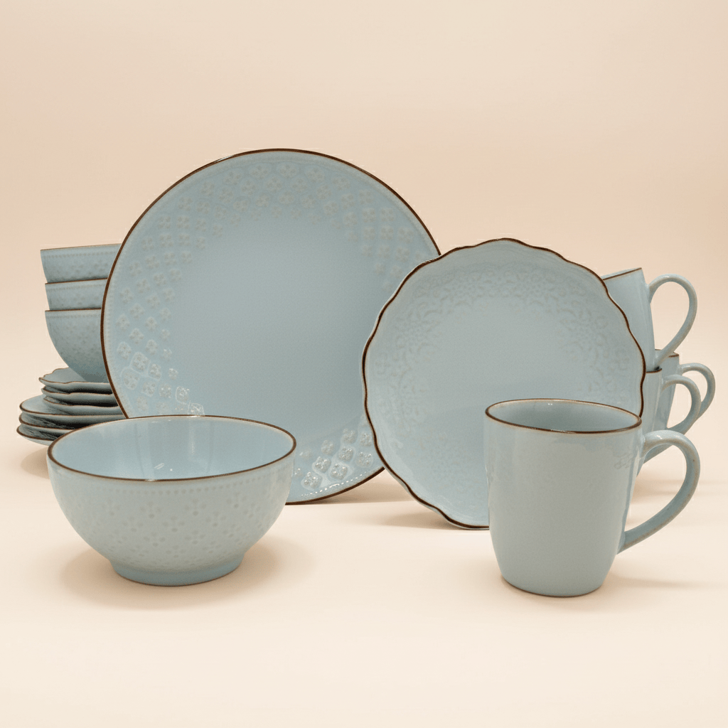 Joanne 16 Piece Dinnerware Set, Service for 4
