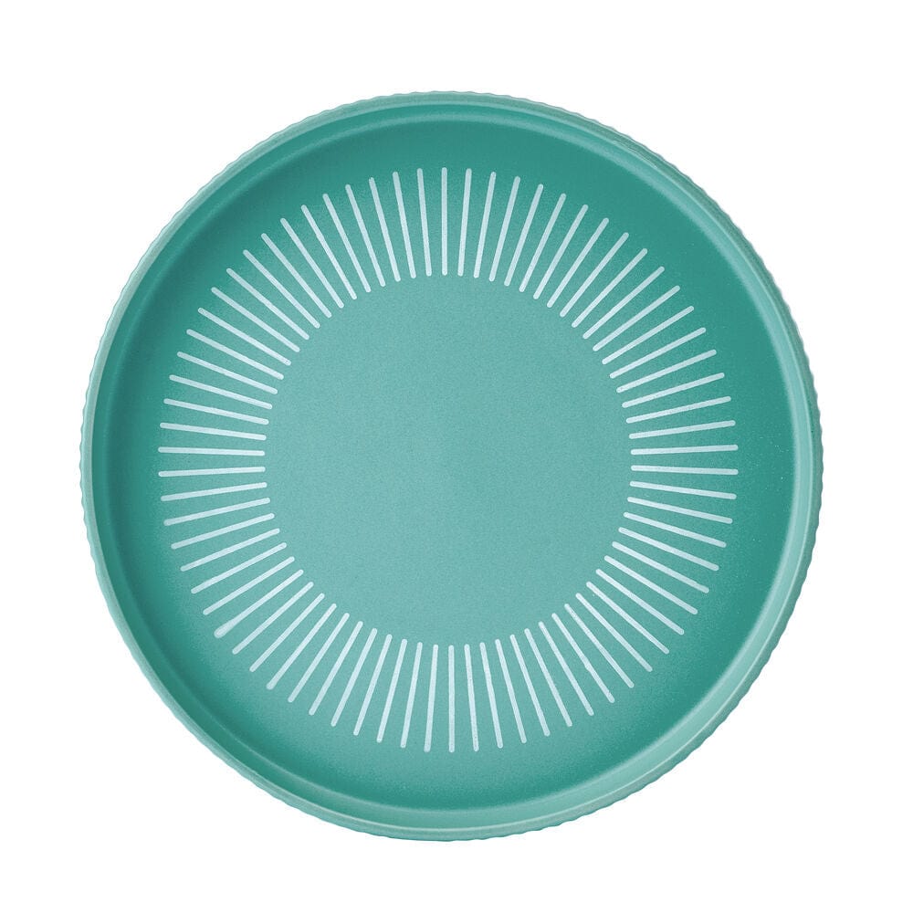 Darbie Angell Mod Teal 12 Piece Dinnerware Set, Service for 4