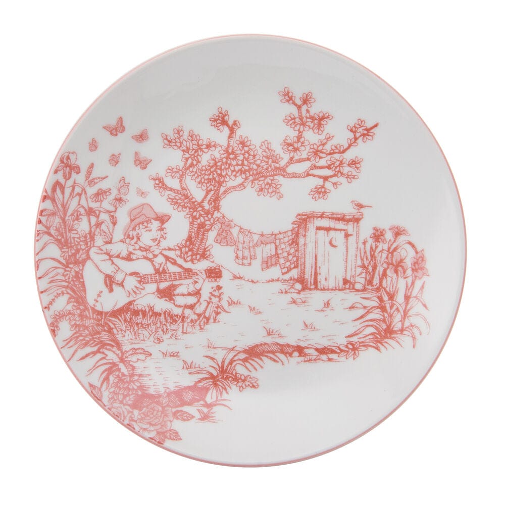 Dolly Parton Set of 4 Pink Appetizer Plates