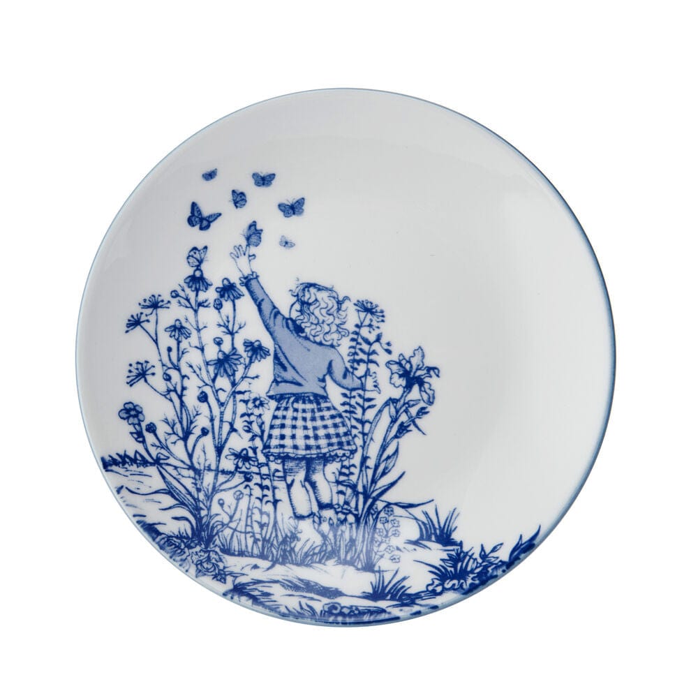 Dolly Parton Set of 4 Blue Appetizer Plates