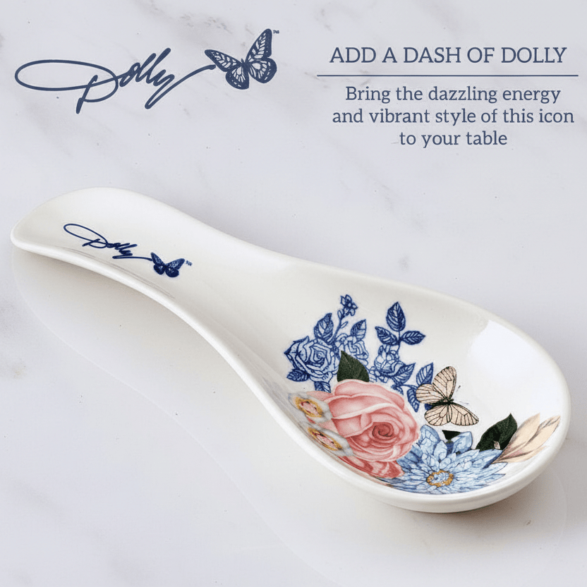 Dolly Parton Floral Spoon Rest