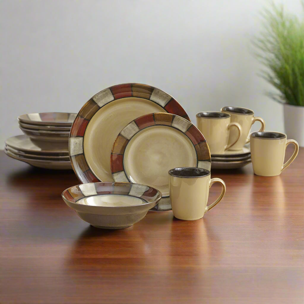 Taos 16 Piece Dinnerware Set, Service for