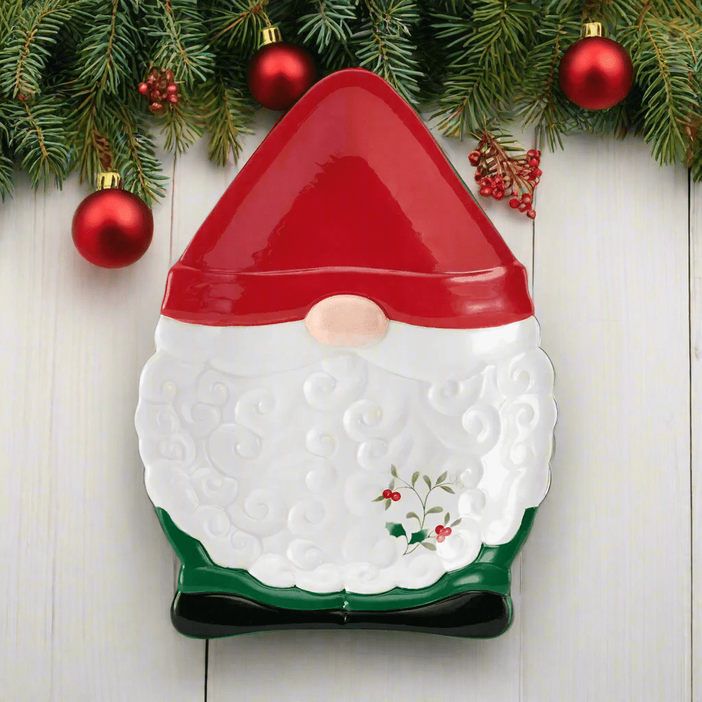 Winterberry® Gnome Figural Cookie Plate