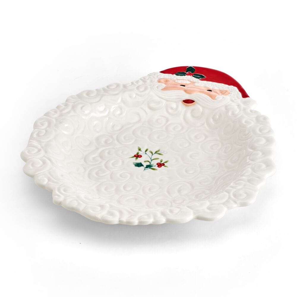Winterberry® Santa Figural Bearded Platter