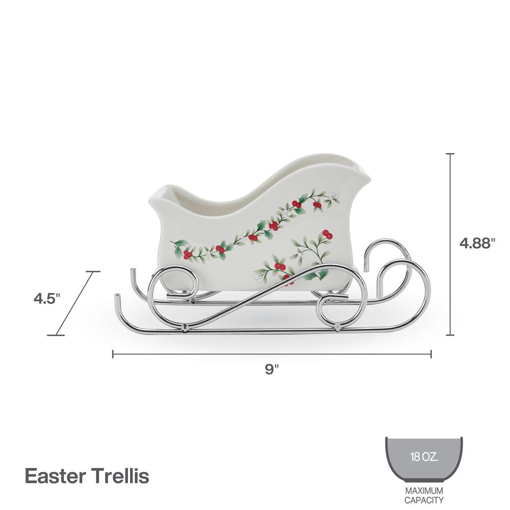 Winterberry® Sleigh Candy Dish