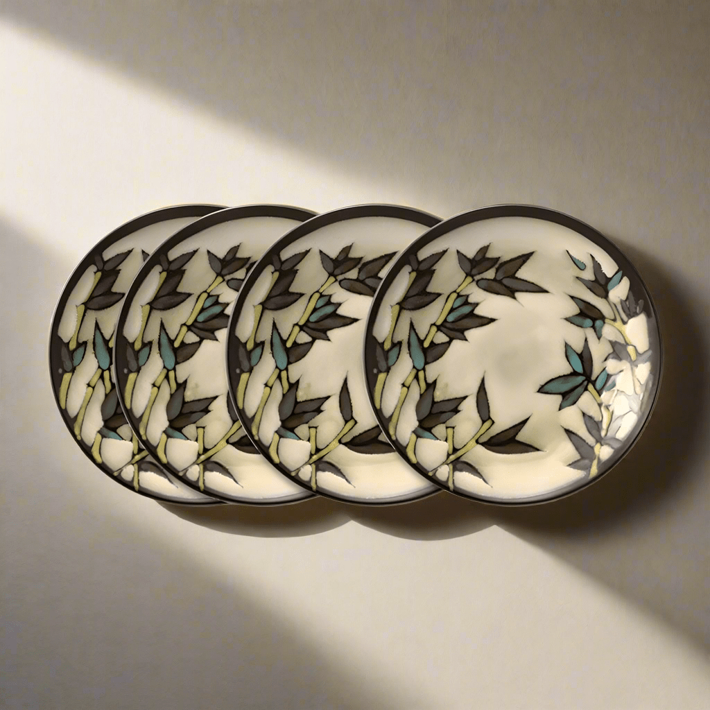 Belmont Set of 4 Round Stalks Salad Plates