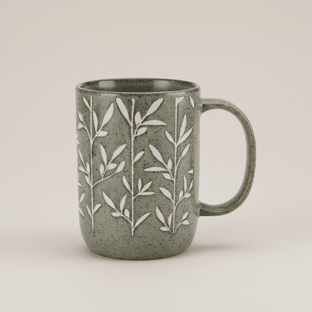 Sentiment Mugs Botanical Leaf Mug
