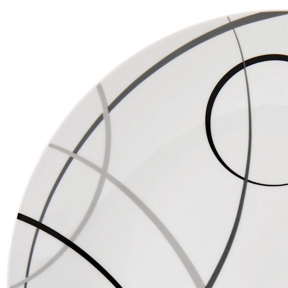 Circles Set of 4 Dinner Plates