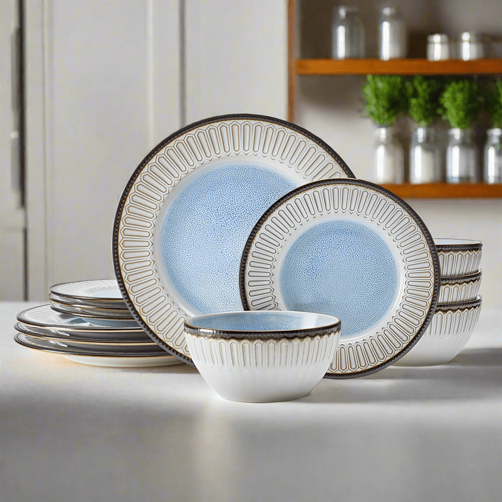 Clara 12 Piece Dinnerware Set, Service for 4