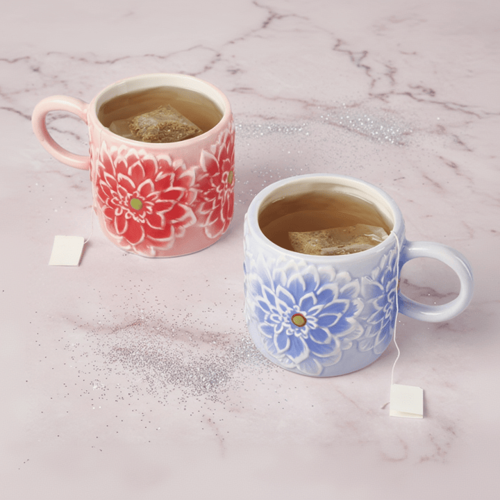 Dolly Parton Mosaic Set of 2 Figural Mugs