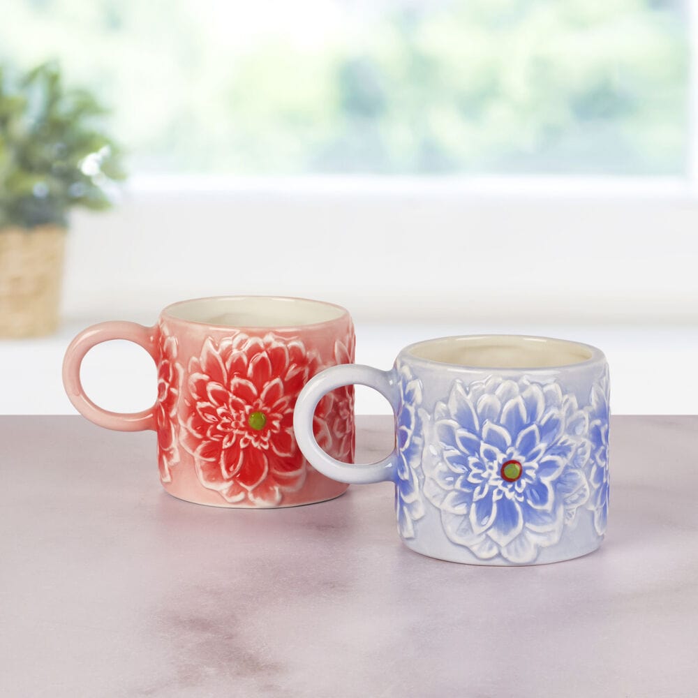 Dolly Parton Mosaic Set of 2 Figural Mugs