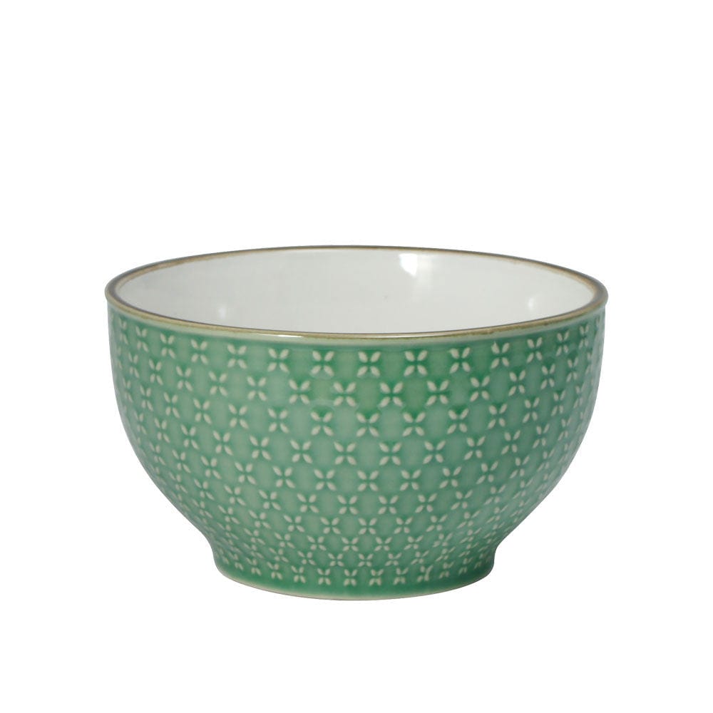 French Lace Green 16 Piece Dinnerware Set Service for 4