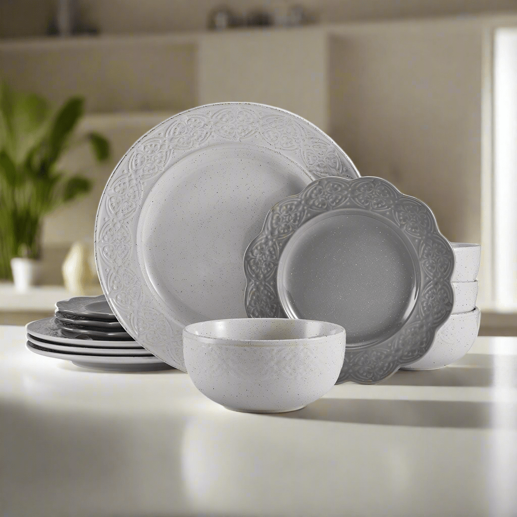 Gia 12 Piece Dinnerware Set Service for 4 Pfaltzgraff