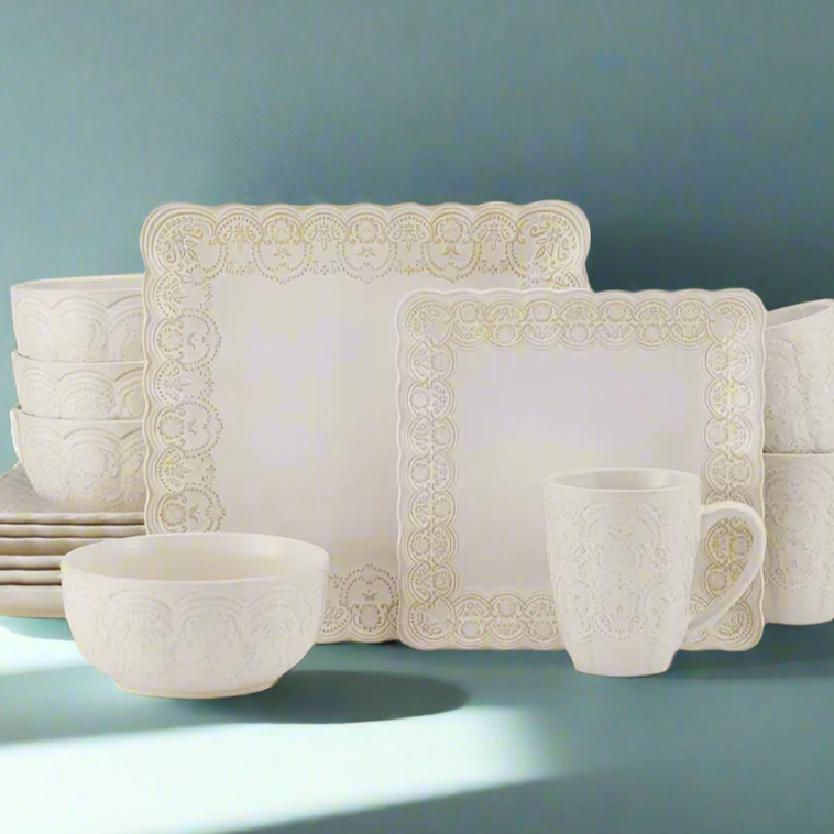 Madeleine 16 Piece Dinnerware Set, Service for 4