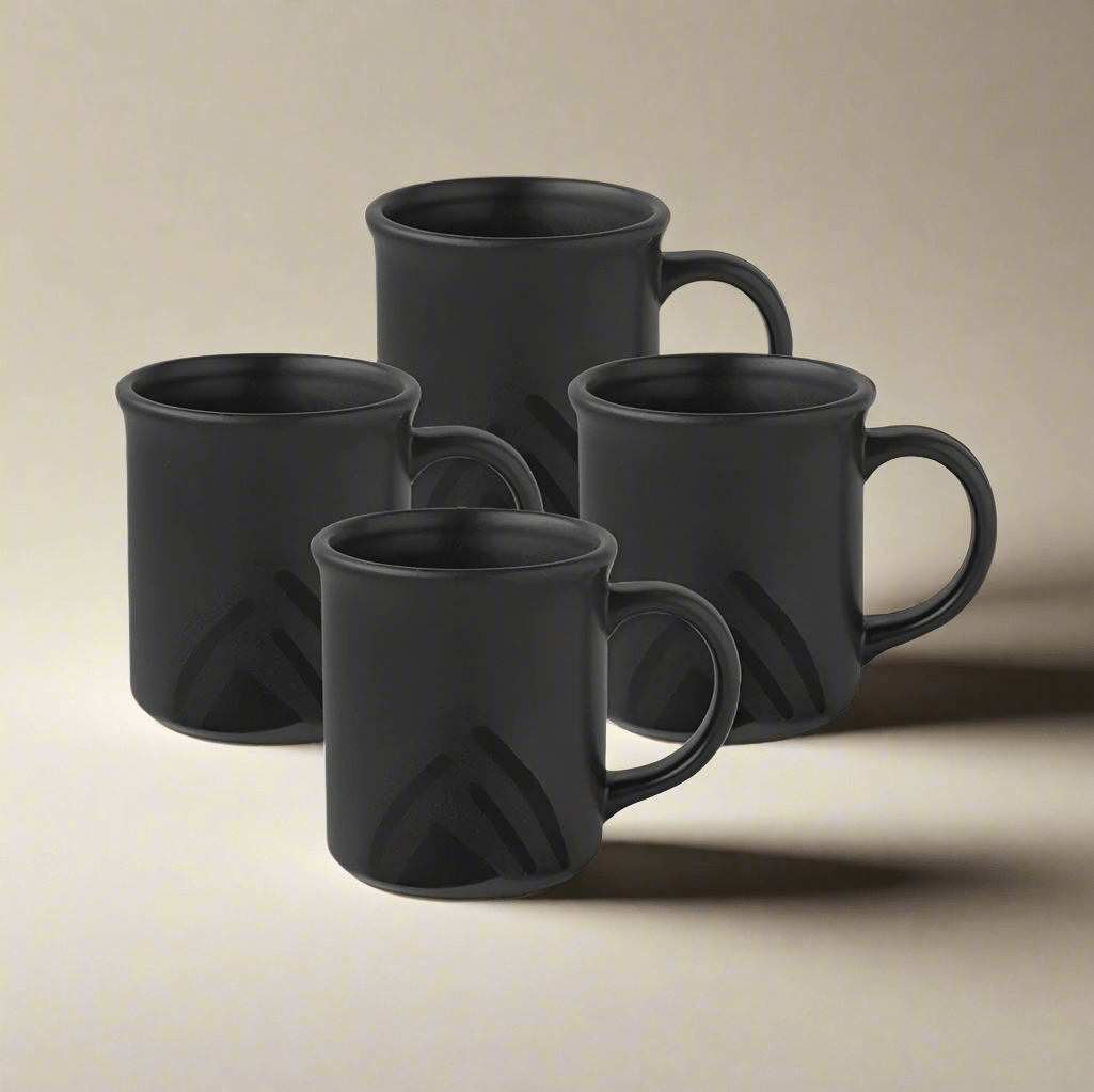 Midnight Sun Set of 4 Mugs