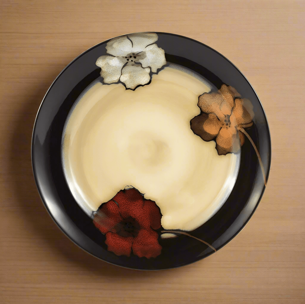   Poppy's Bedroom 皿 2枚 Painted Poppies Dinner Plate