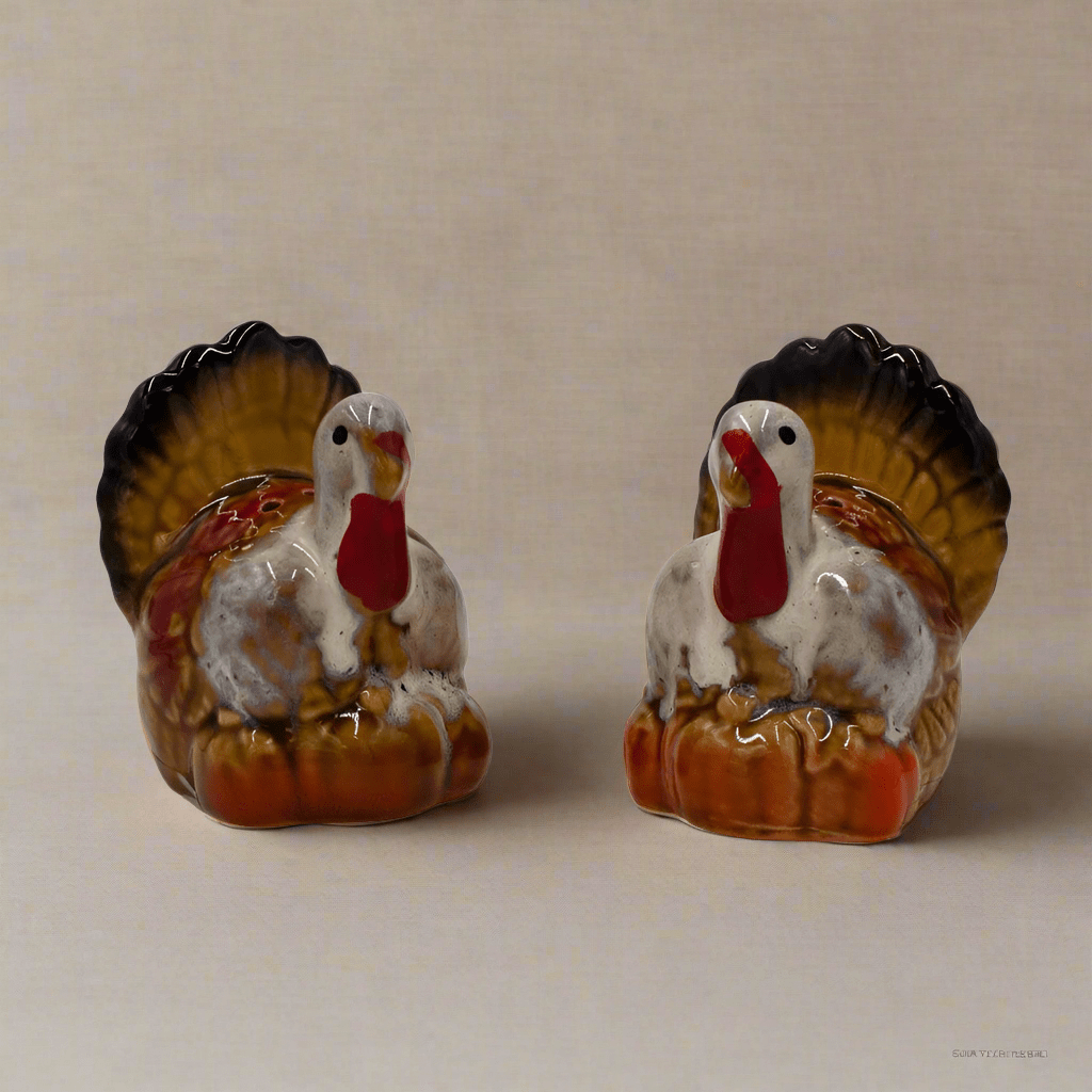 Plymouth Turkey Salt And Pepper Set