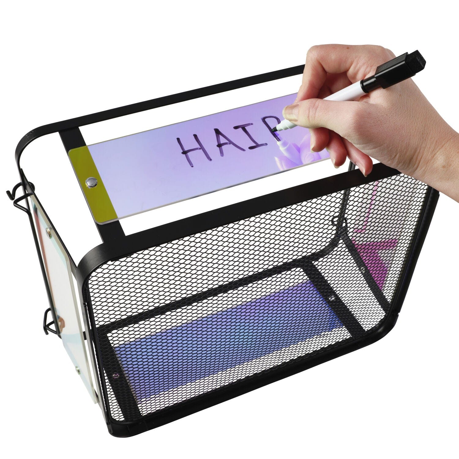 Ava Iridescent Stackable Storage Basket