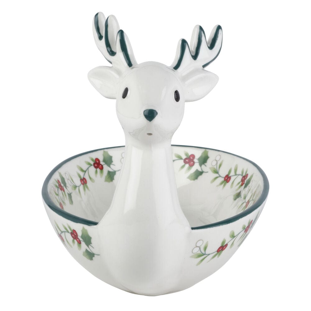 Winterberry® Reindeer Candy Bowl