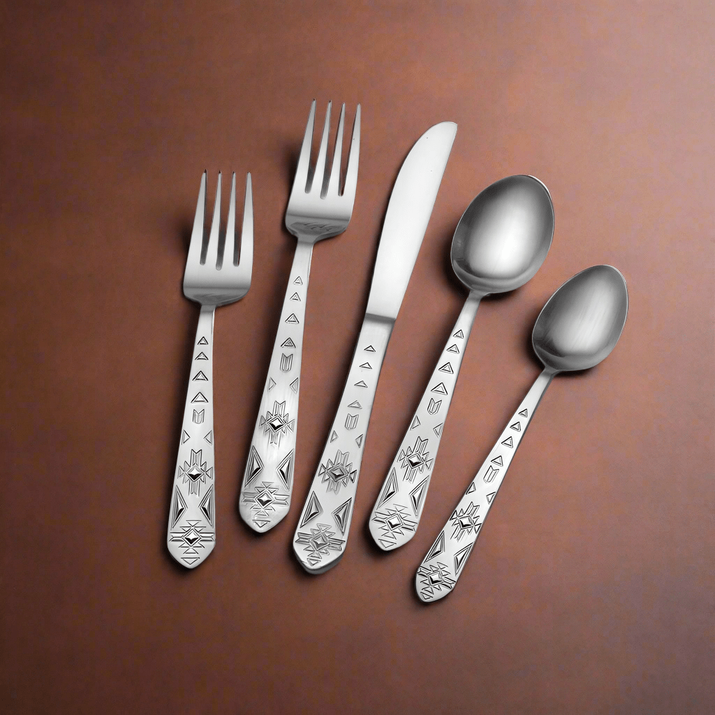 Pueblo 20 Piece Flatware Set, Service for
