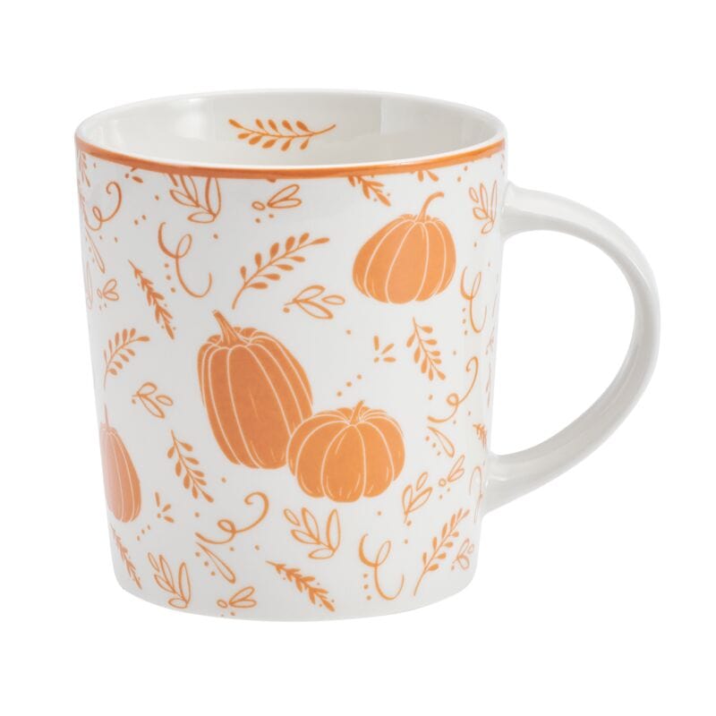 Sentiment Mugs Pumpkins and Leaves Mug