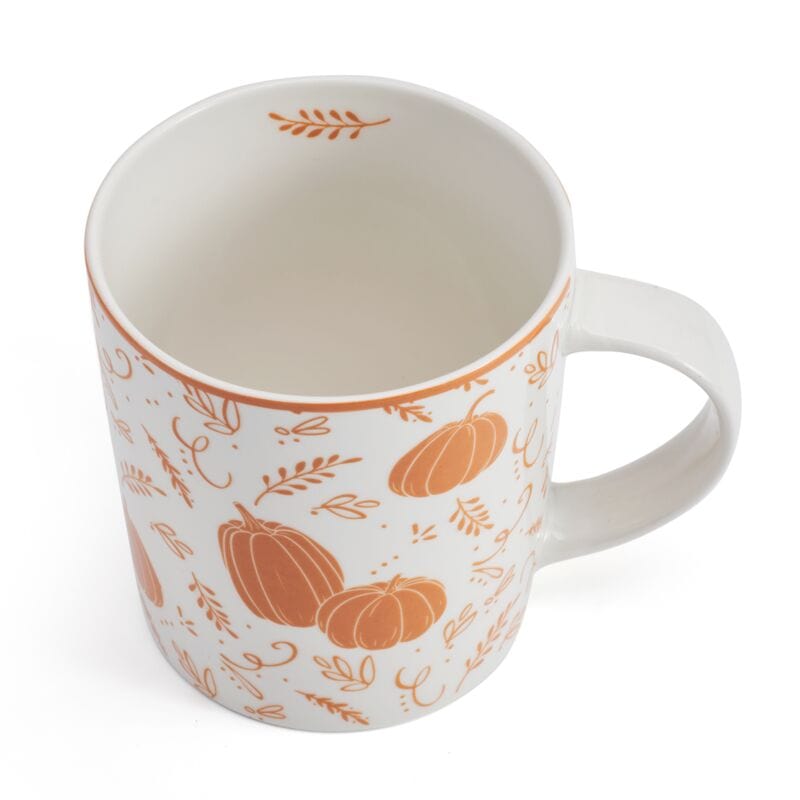 Sentiment Mugs Pumpkins and Leaves Mug