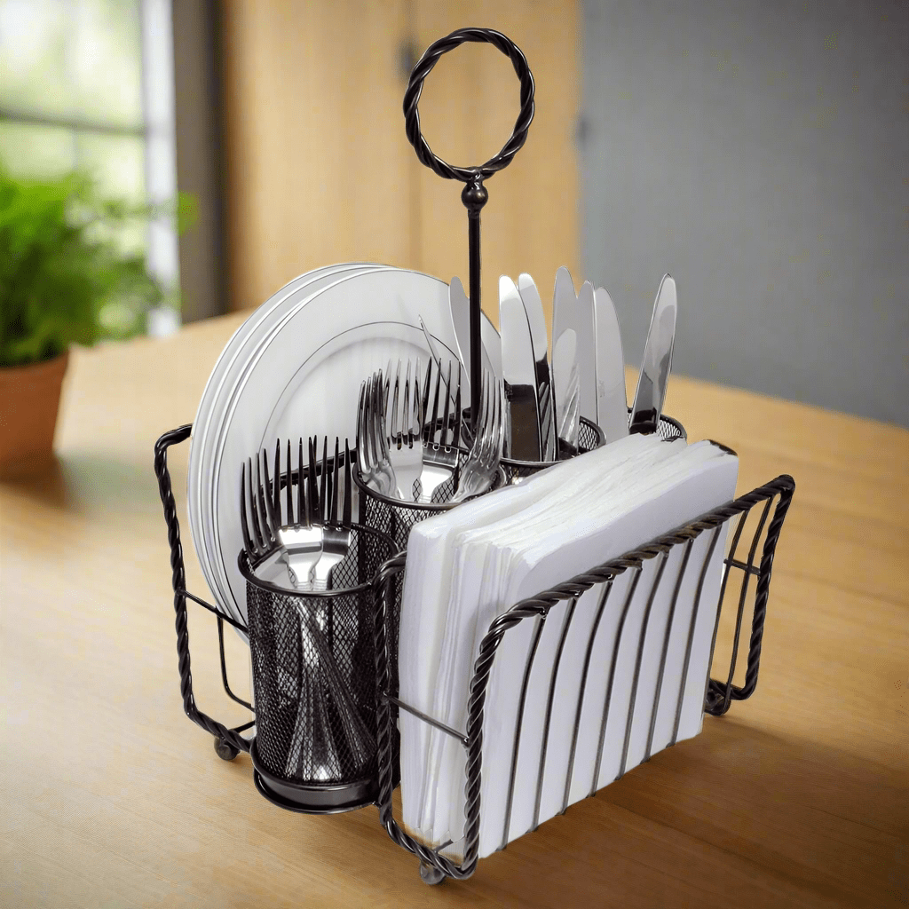 Rope Picnic Buffet Caddy Pfaltzgraff