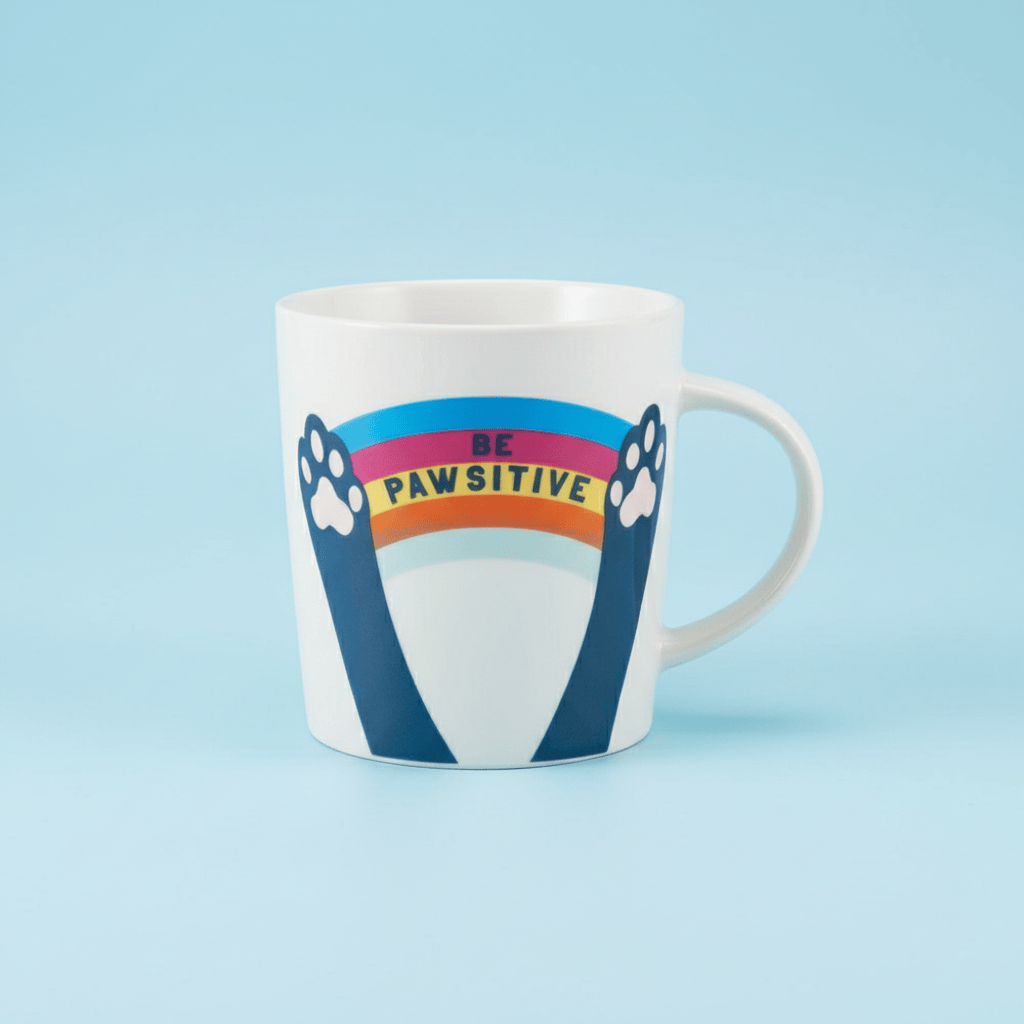 Sentiment Mugs Be Pawsitive Mug