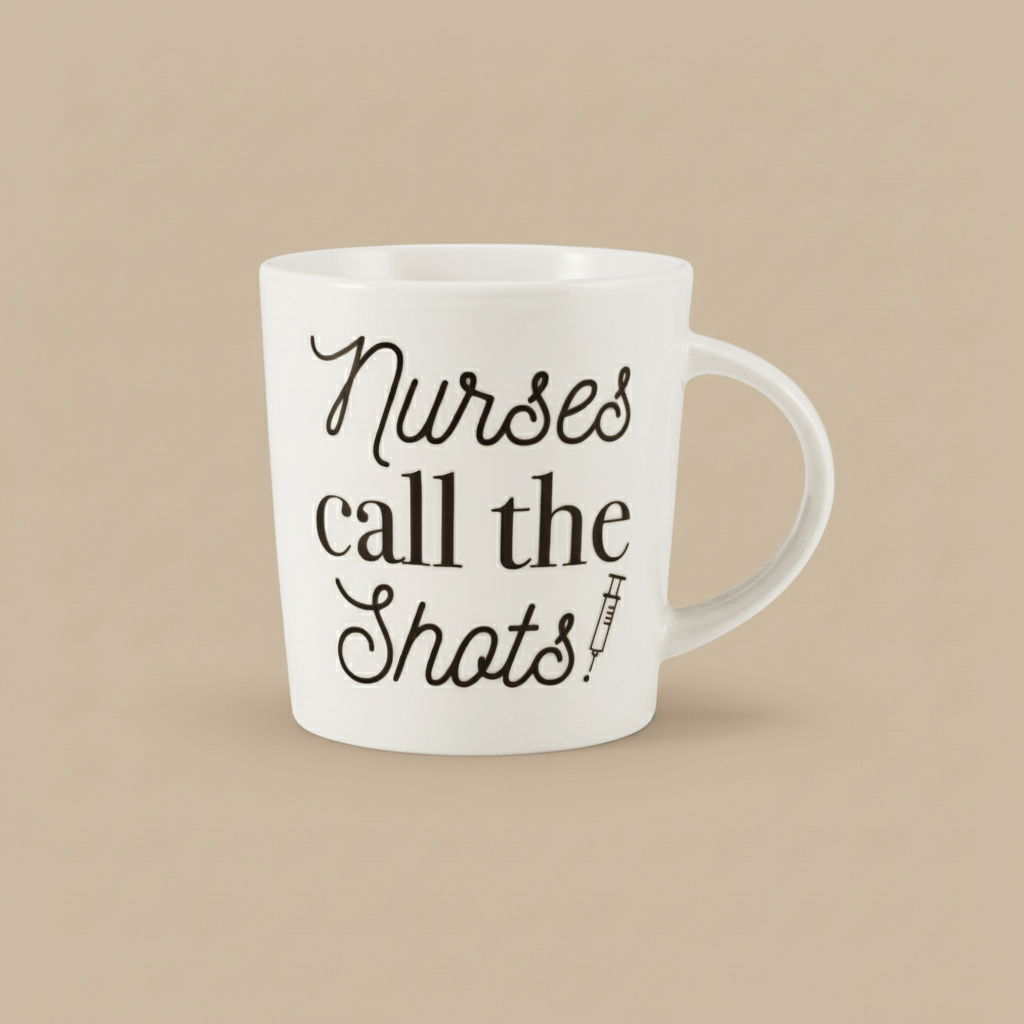 Sentiment Mugs Nurses Call The Shots Mug