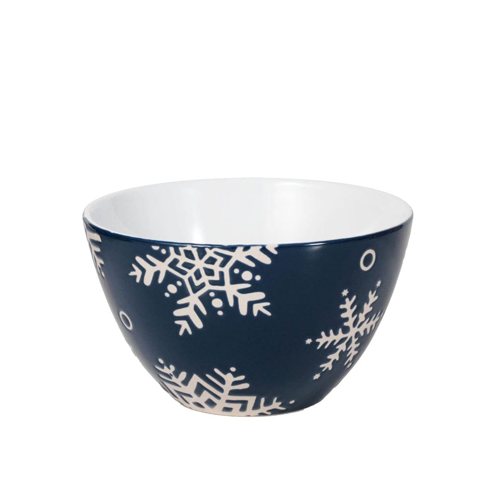 Snow Flurry Set of 4 Soup Cereal Bowls