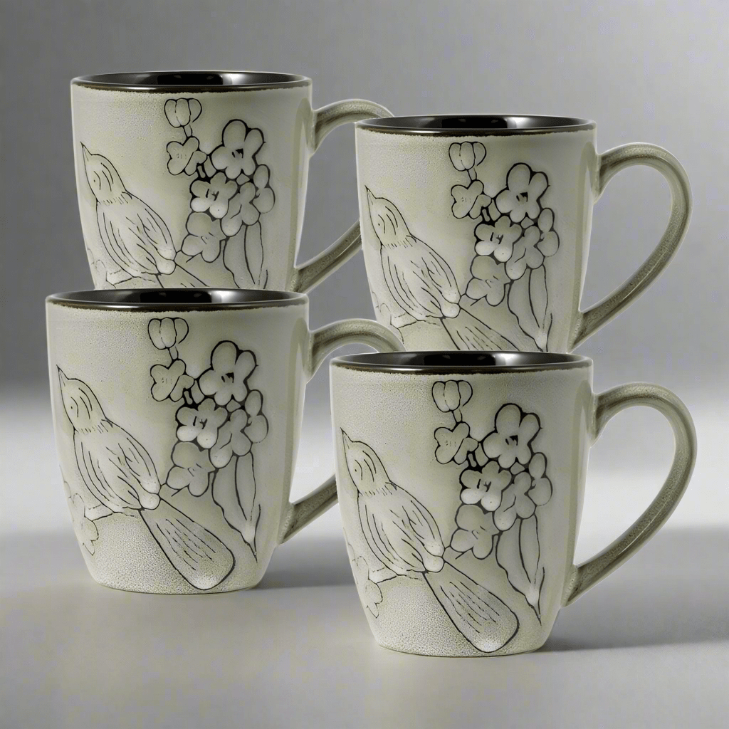 Song Bird Set of 4 Mugs
