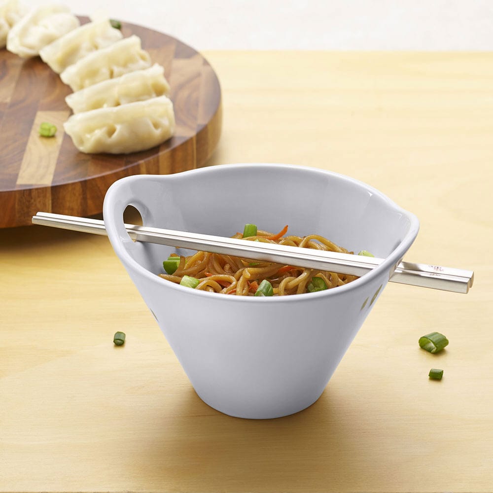 Studio Nova Noodle Bowl with Chopsticks