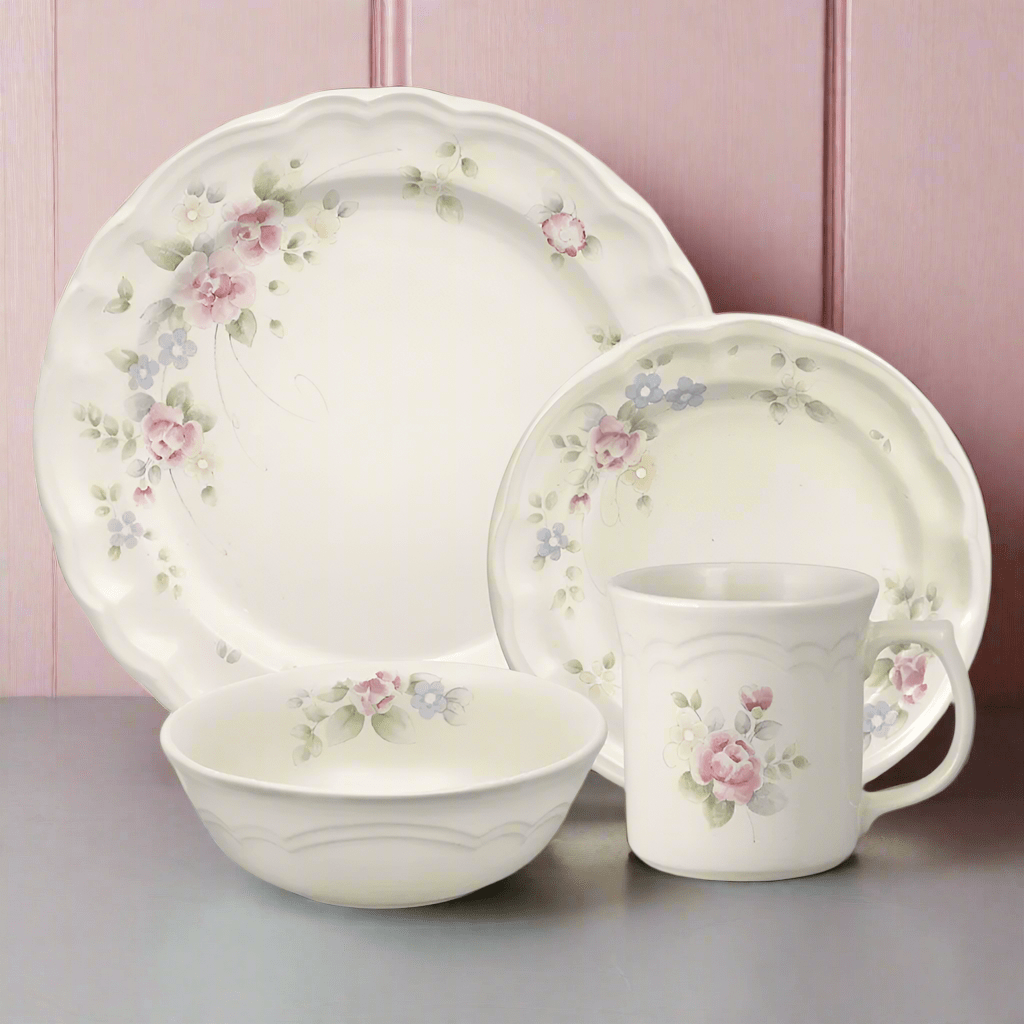 Tea Rose Dinnerware Set - Main Image