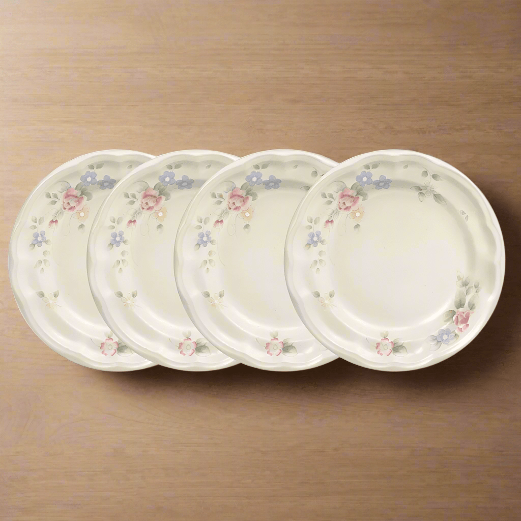ラティーファ4枚セット Tea Rose Set of 4 Salad Plates