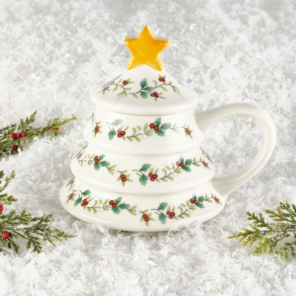 Winterberry® Tree Figural Covered Mug