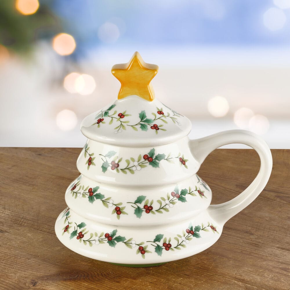 Winterberry® Tree Figural Covered Mug
