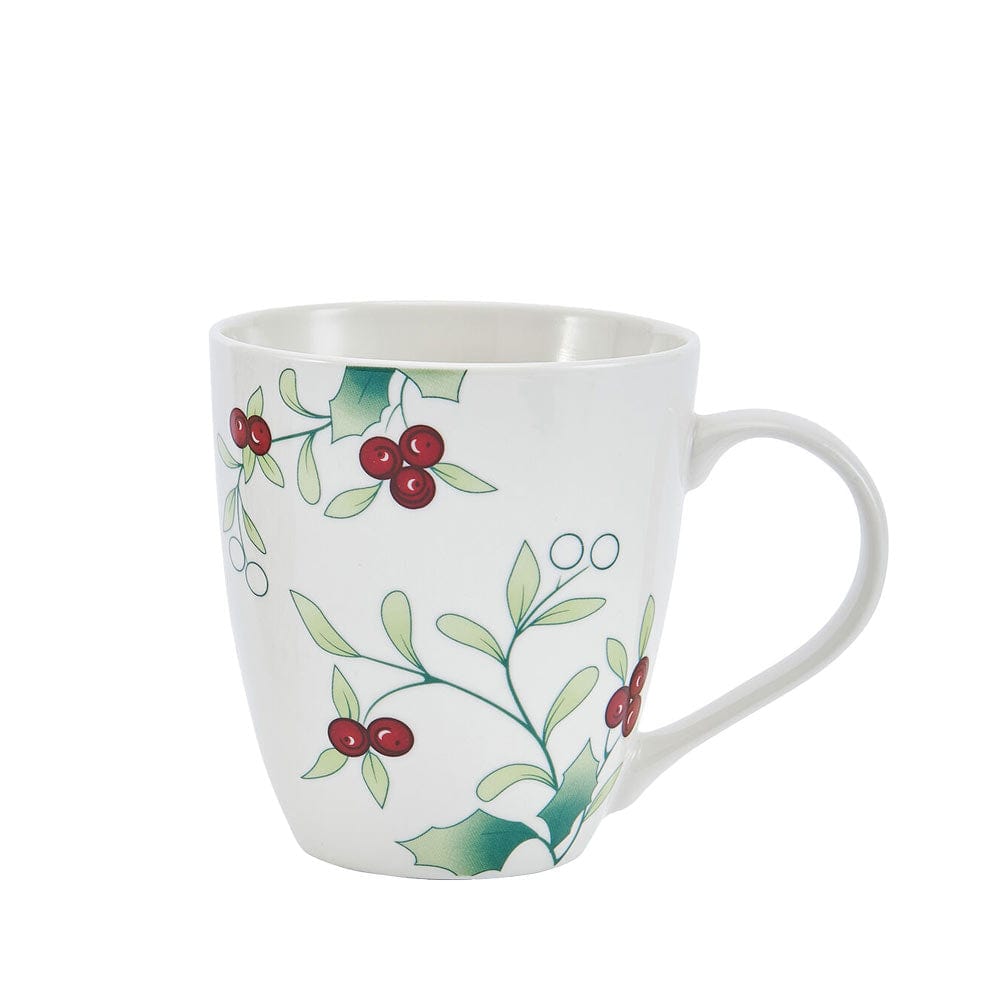 Winterberry® Set of 2 Holly Mugs