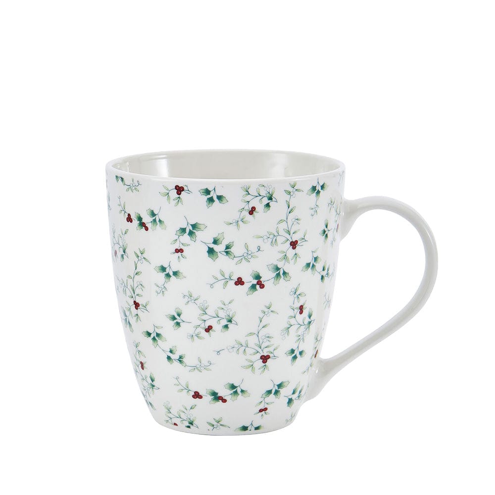 Winterberry® Set of 2 Holly Mugs