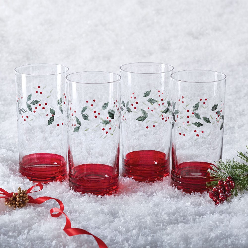Winterberry® Set of 4 Cooler Glasses