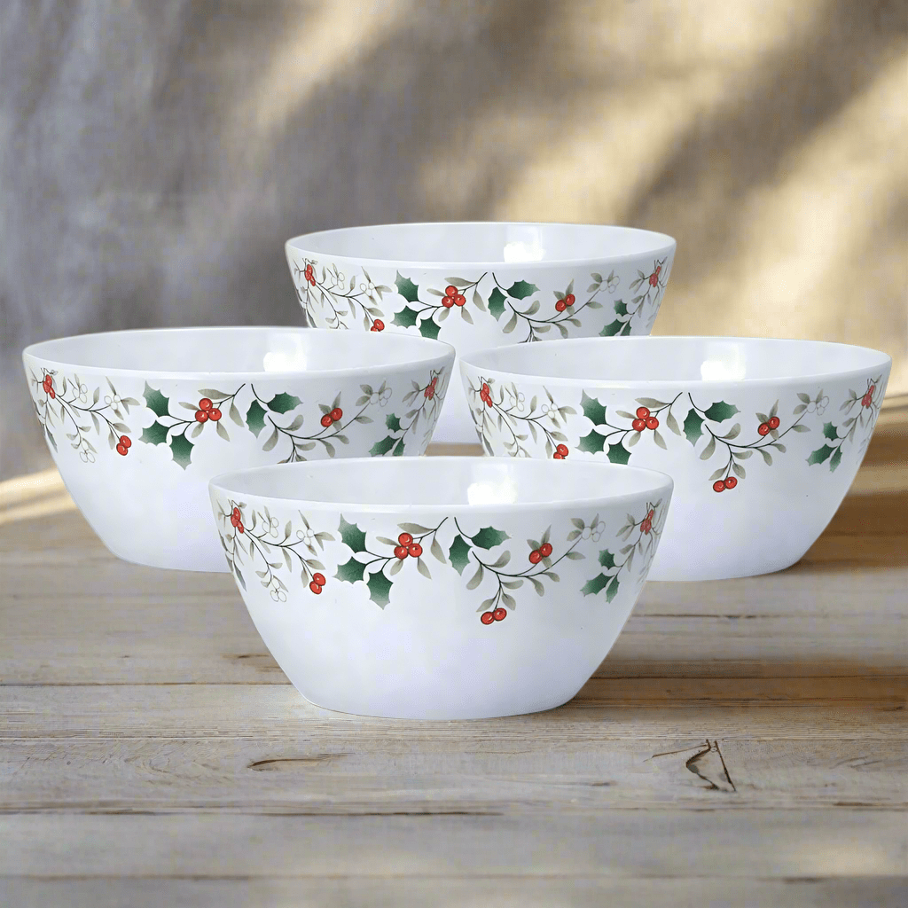 Winterberry® Set of 4 Melamine Cereal Bowls