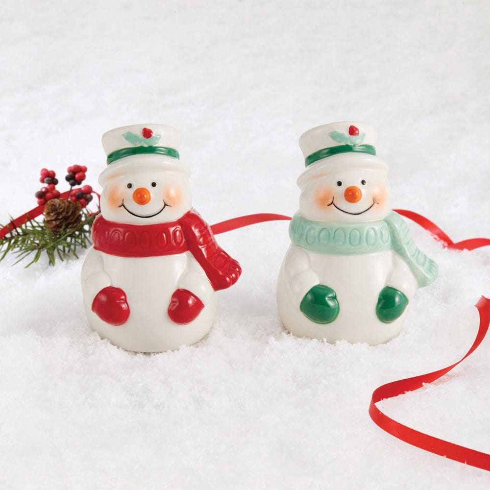 Winterberry® Snowman Scarf Salt and Pepper Set