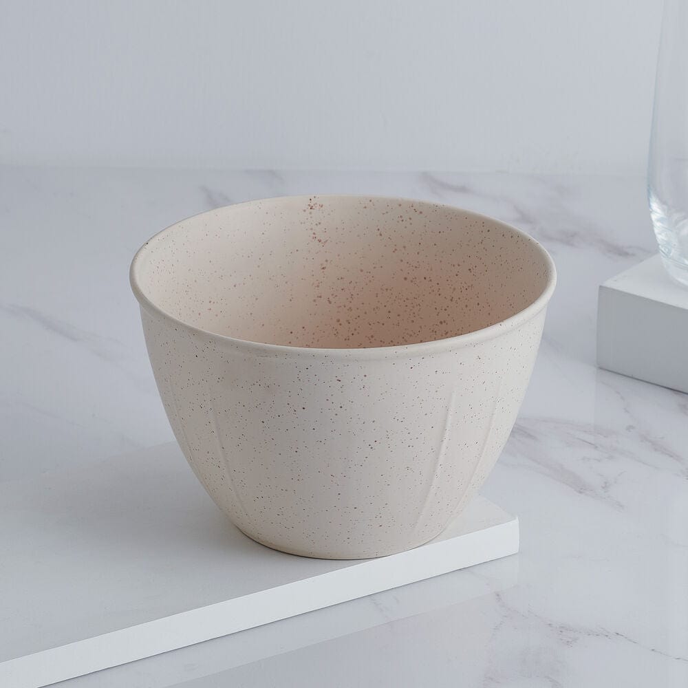 Cream Speckled Bowl