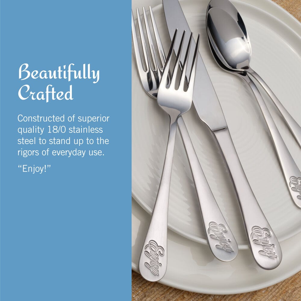 Enjoy 20 Piece Flatware Set, Service for 4