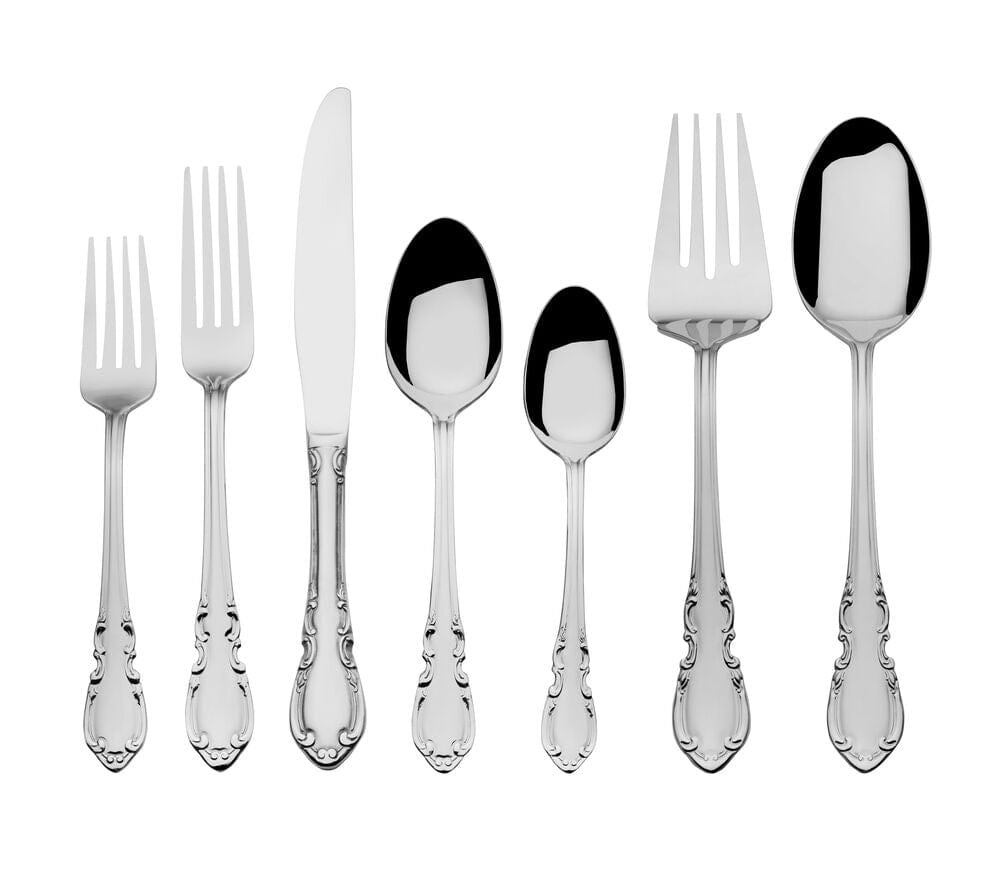 Silverware Set Prime] 53-Piece Pfaltzgraff Everyday Simplicity
