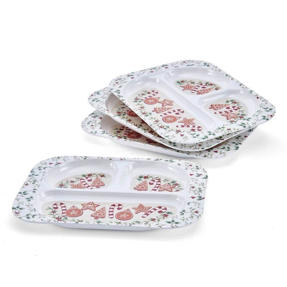 Winterberry® Set of 4 Outdoor Melamine Childrens Plates