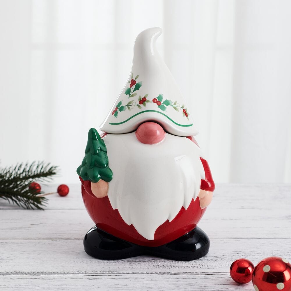 Winterberry® Gnome Cookie Jar
